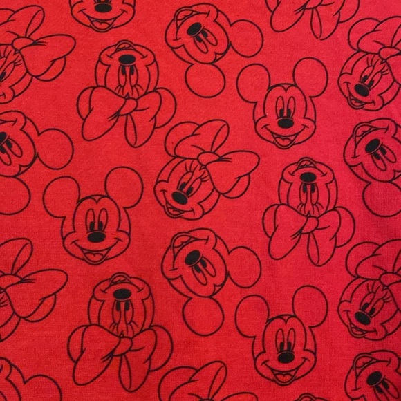 Disney Mickey Mouse Red & Black Sweatshirt & Joggers Set - Picture 4 of 10